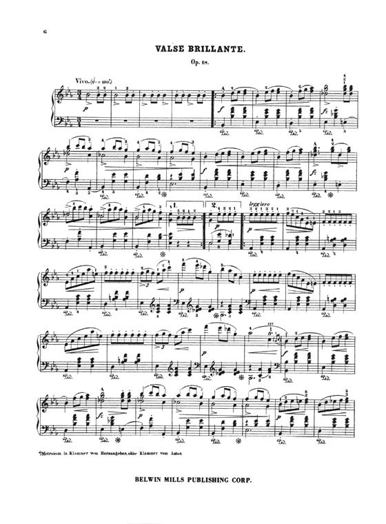 Chopin Fifteen Waltzes Edited by Ed Mertke for Piano