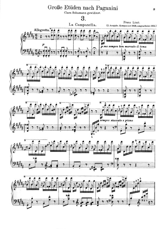 Liszt La Campanella for Piano