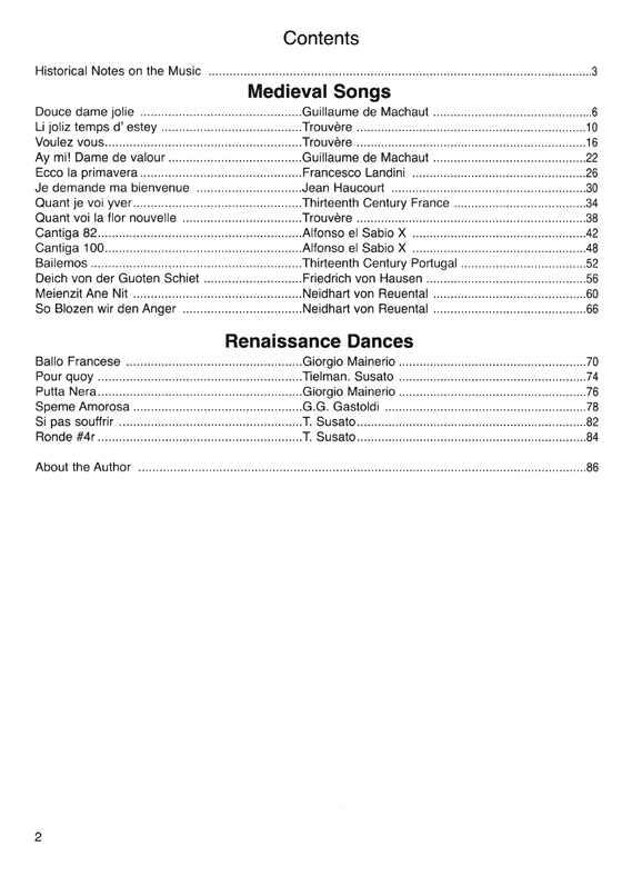 Medieval & Renaissance Music for Folk Harp Medieval & Renaissance Music for Folk Harp