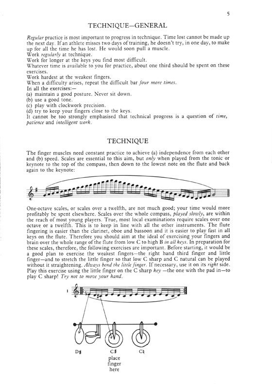 Trevor Wye Practice Book for the Flute 2 Technique