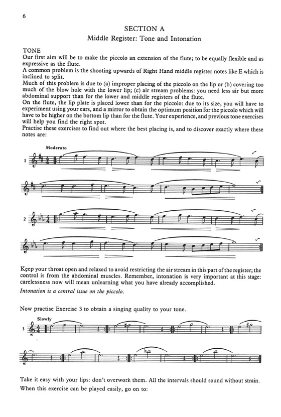 Trevor Wye & Patricia Morris Practice Book For The Piccolo