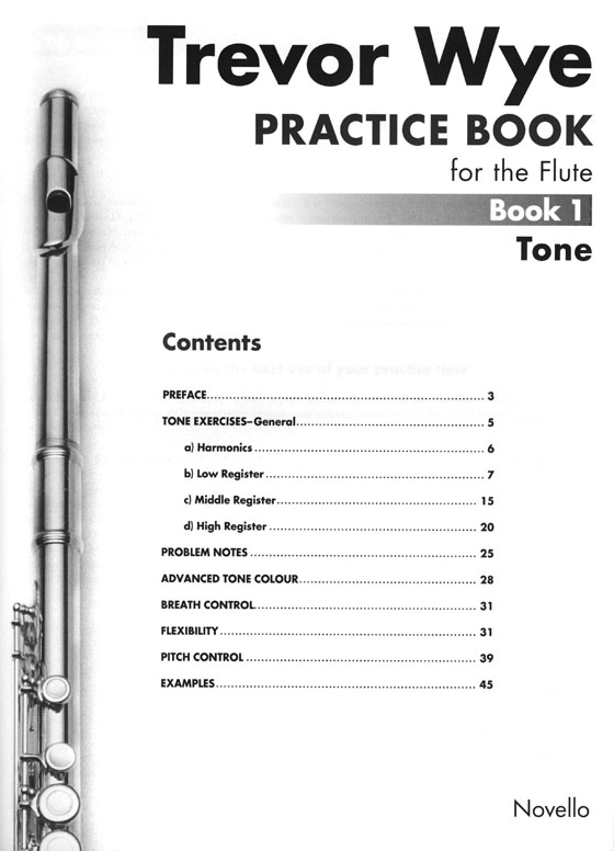 Trevor Wye Practice Book for the Flute 1 Tone CD Edition