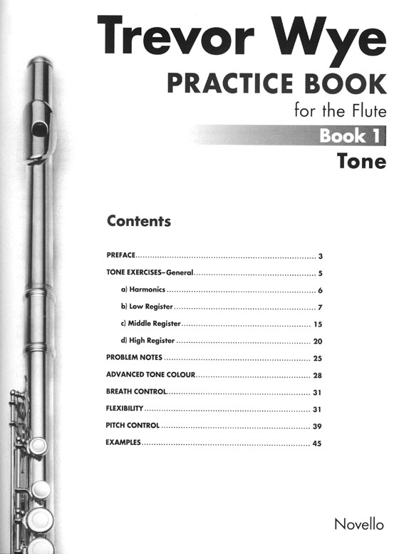 Trevor Wye Practice Book for the Flute 1 Tone