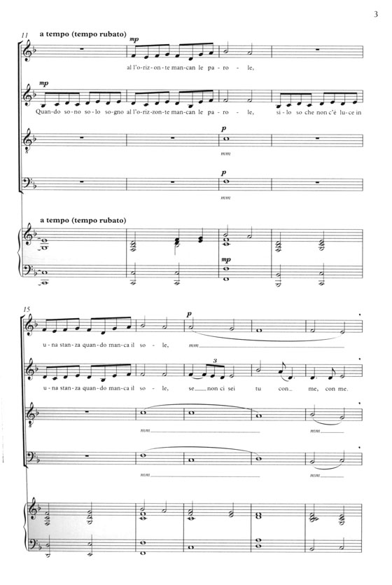 Time to Say Goodbye (Con Te Partirò) SATB／Piano