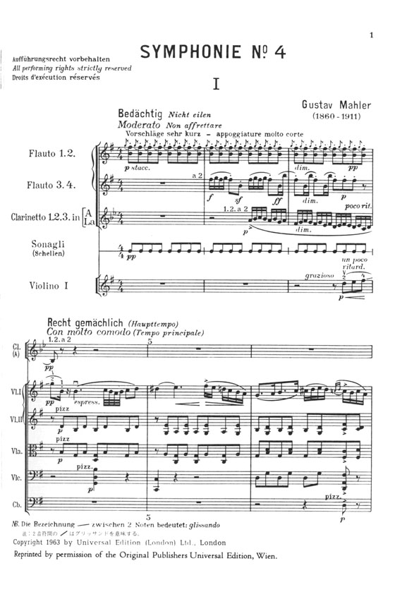 Mahler Symphonie Ⅳ (Revidierte Fassung)／マーラー 交響曲第四番 (決定版)