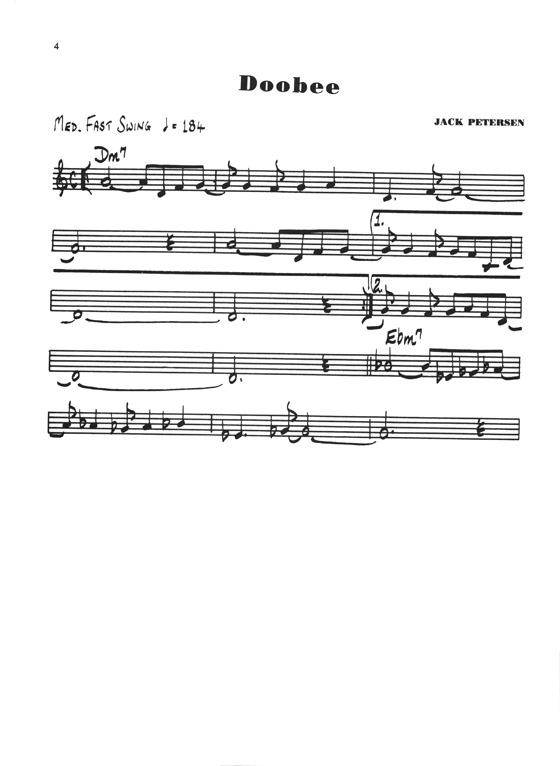 Jazz Tunes for Improvisation, Volume Ⅰ - C Edition