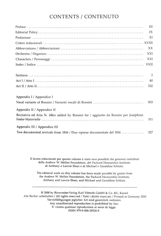 Rossini Il Barbiere di Siviglia [Almaviva os sia L'inutile precauzione]