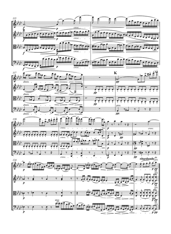 Beethoven Streichquartett in Es／String Quartet in E-flat major, Op.127 