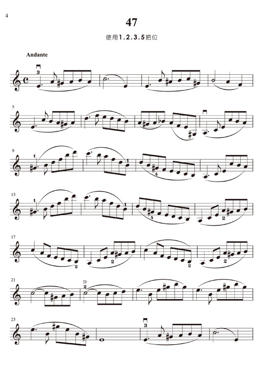 大譜版 費華 練習曲 (下冊) (小提琴)
