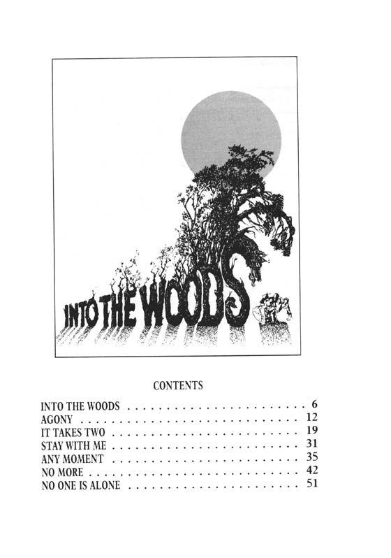 Into The Woods Vocal Selections