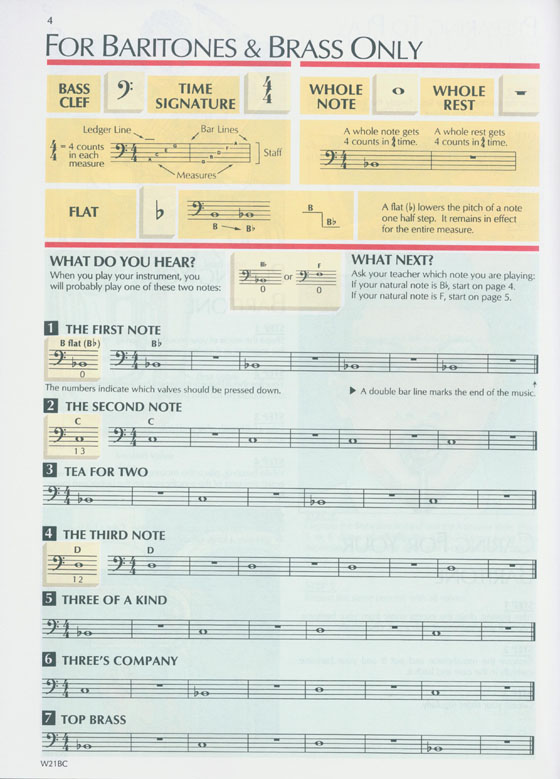 Standard of Excellence【Book 1】 Baritone B.C.