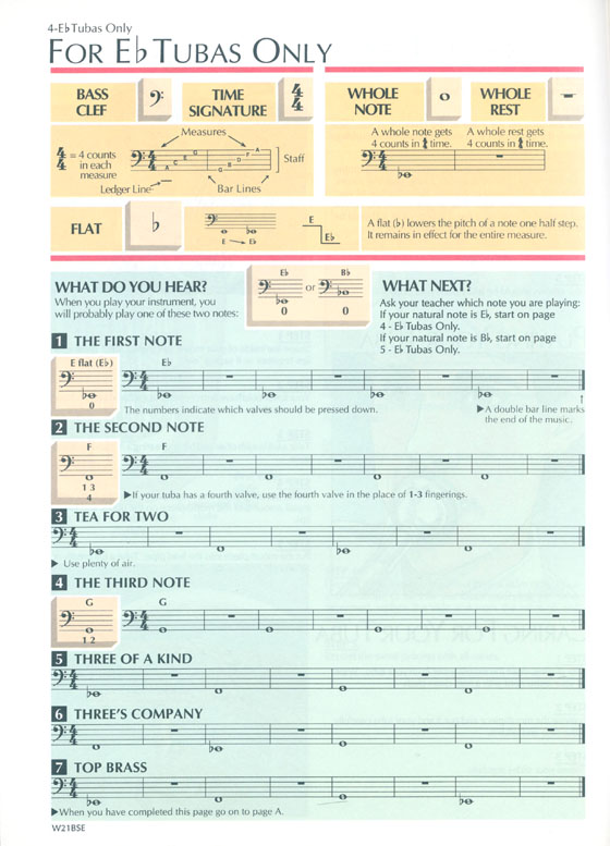 Standard of Excellence【Book 1】E♭ Tuba