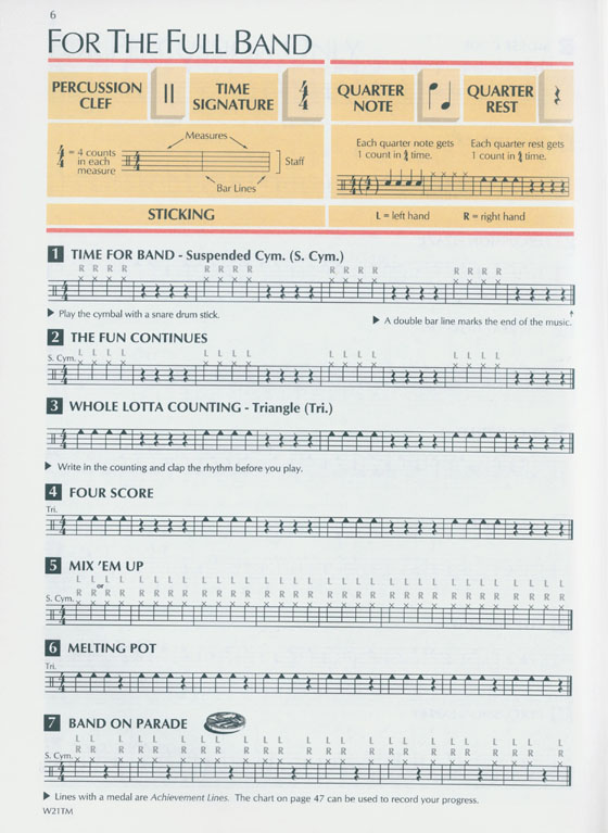 Standard of Excellence【Book 1】 Timpani & Auxiliary Percussion