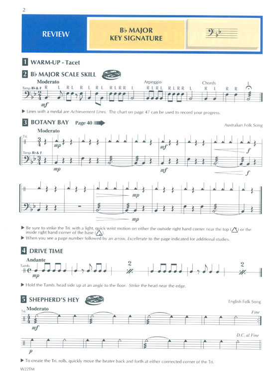 Standard of Excellence【Book 2】 Timpani & Auxiliary Percussion