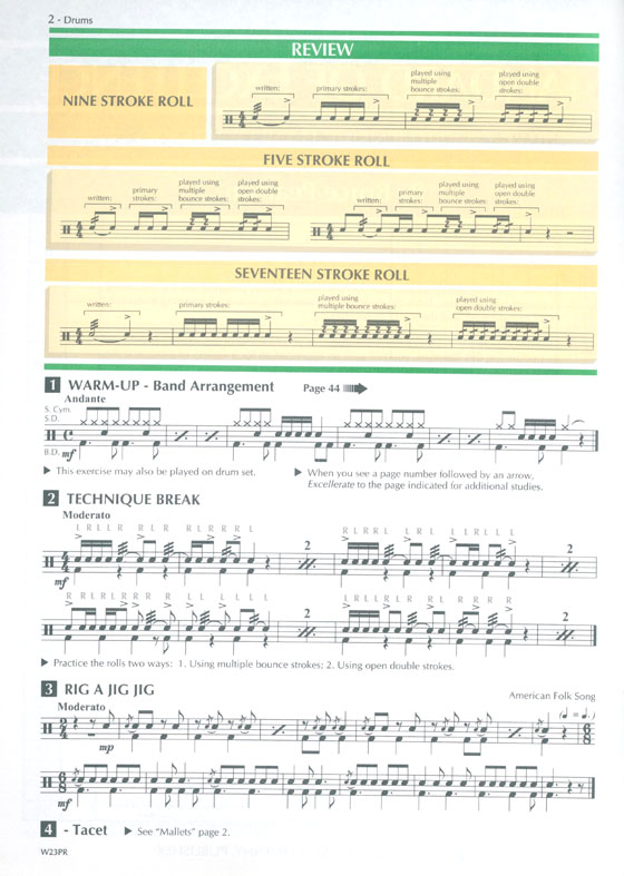 Standard of Excellence【Book 3】 Drums & Mallet Percussion